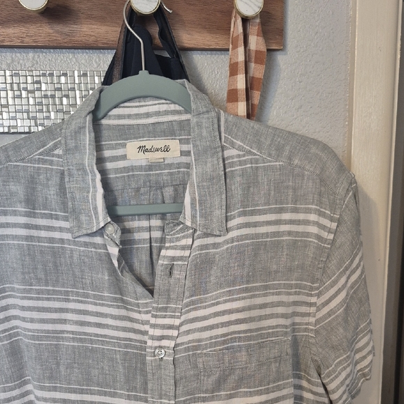 Madewell Mens Linen Shirt Size Medium NWOT